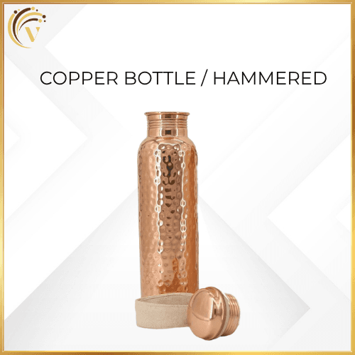 Copper Bottle Hammered
