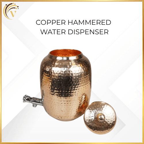 Copper Hammered Water Dispenser