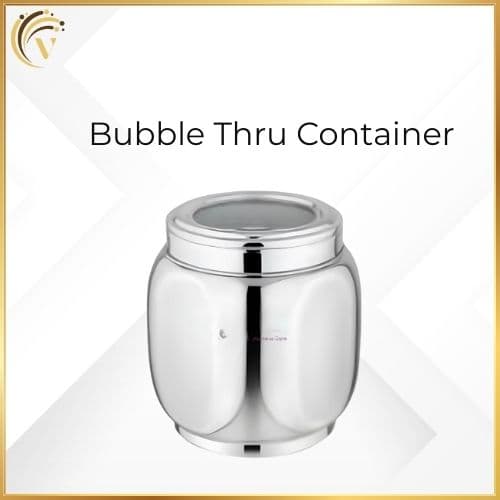 Bubble Thru Container